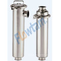 Stainless steel sanitary filter housing